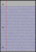 3 Holed paper - thicker lines